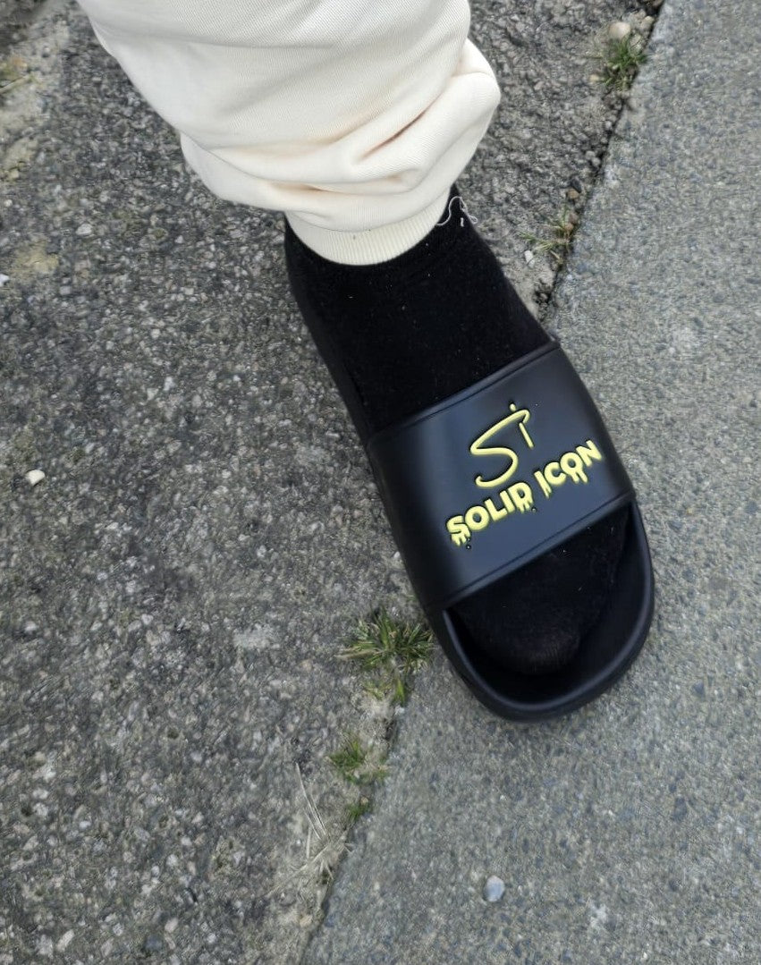 Black and Gold embossed Icon sliders