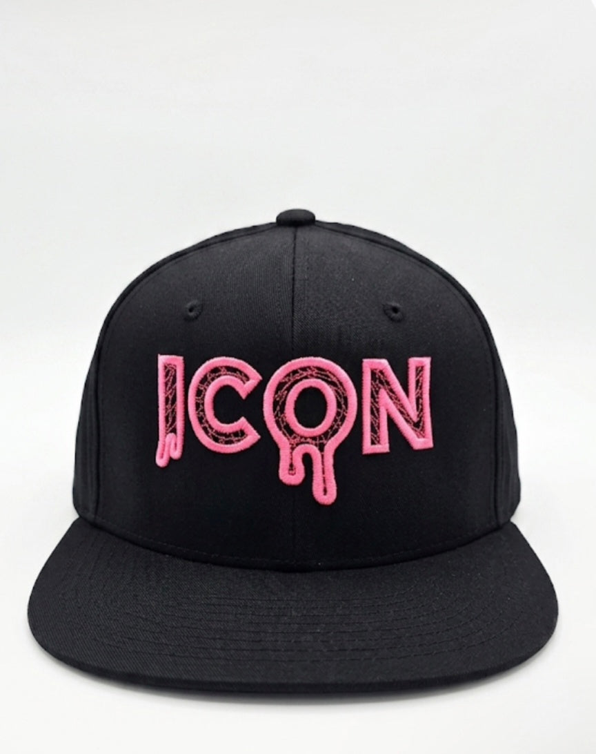 The Neon pink unrivaled "Icon" cap