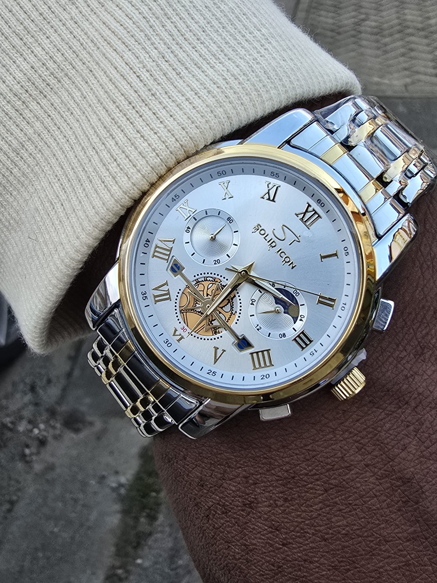 The Equinox Two-Tone Skeleton Watch
