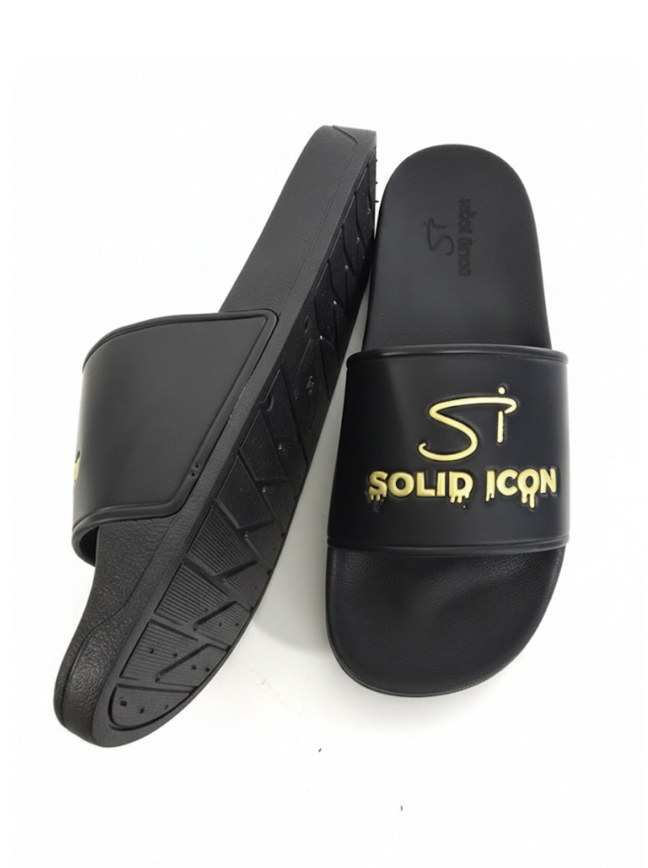 Black and Gold embossed Icon sliders