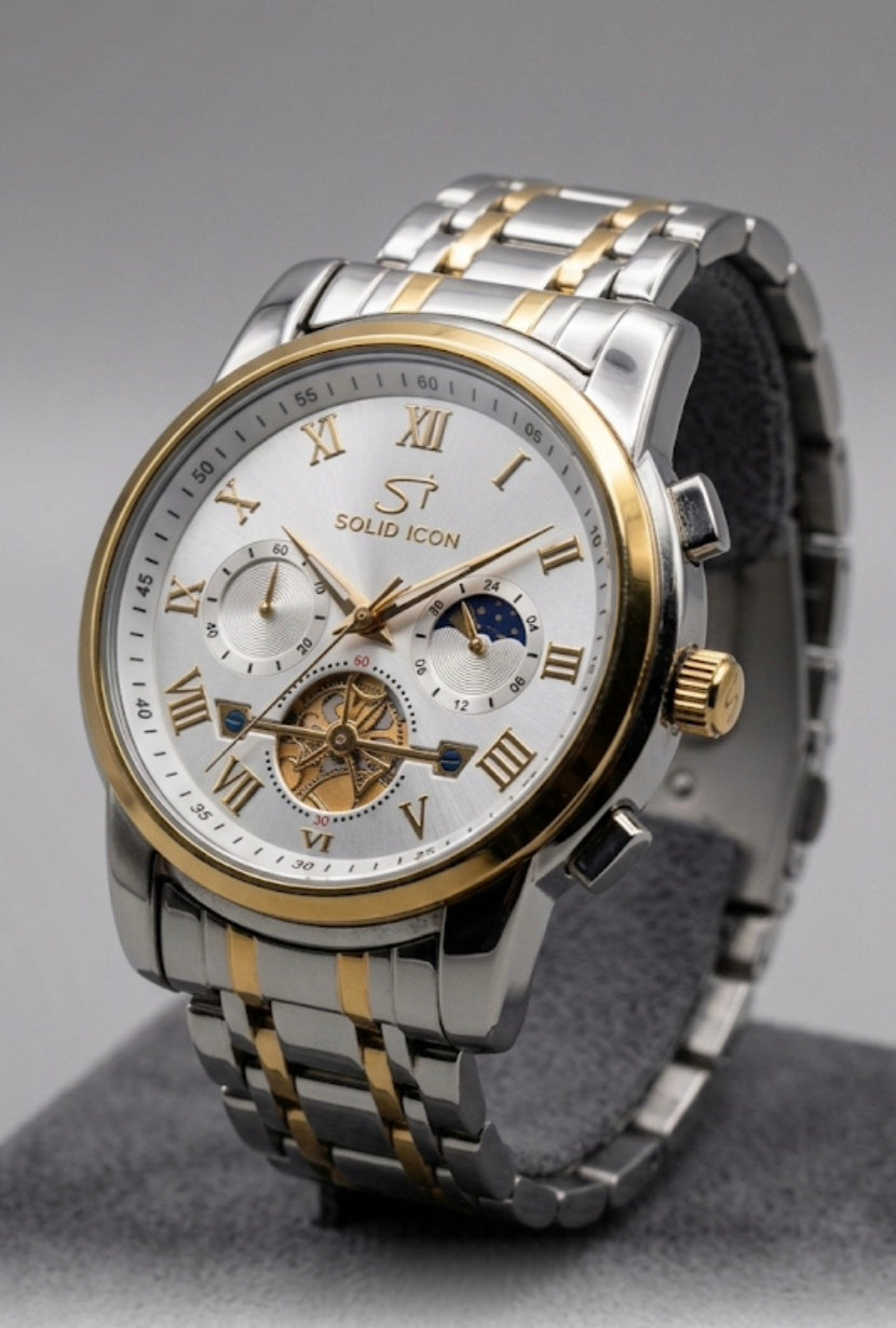 The Equinox Two-Tone Skeleton Watch